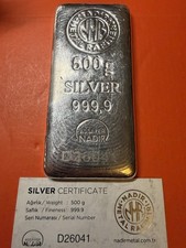 FINE SILVER 500g Nadir With