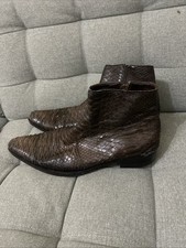 dolce gabbana snake skin ankle