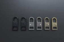 2x Zipper Puller Repair Metal Slider Pull Replacement Fix Bag Coat Instant Clip