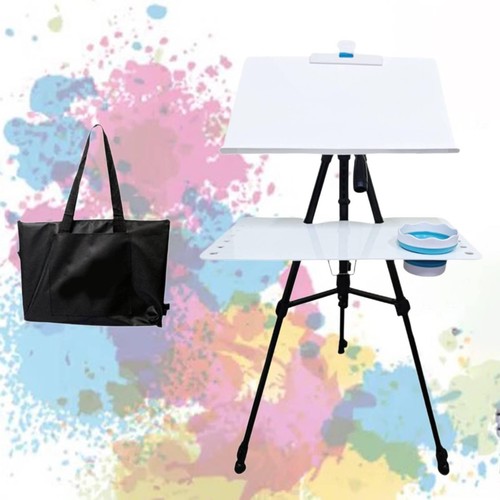 Metal easel and - easel, drawing