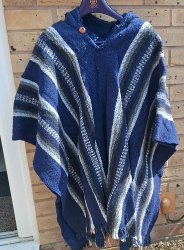 Festival poncho wool blanket - festival,