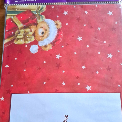 Papercraft christmas greeting - papercraft,