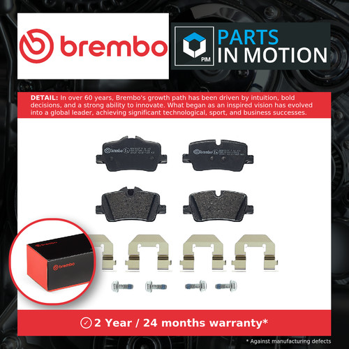 Brake pads set rear p06113 - brake,