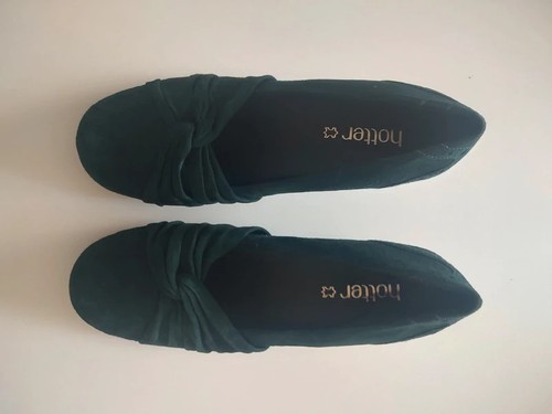 Hotter emerald green suede - emerald,