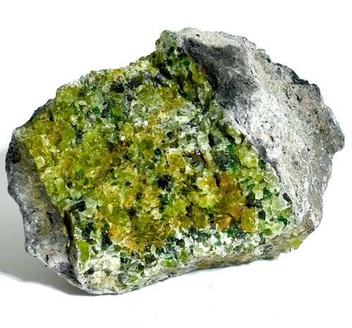 Peridot crystal cluster 100 - crystal, 100%