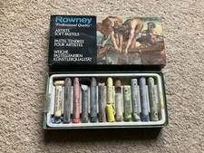 Rowney Artist Soft Pastels x 12, Used
