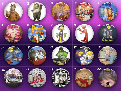 Kids pin badge 80s - pin,