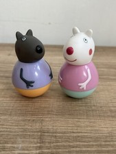 Peppa Pig X2 Weeble Figures