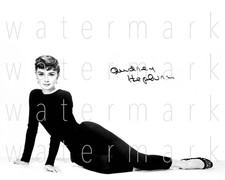 Audrey Hepburn signed 8x10