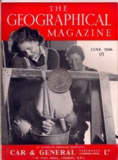 the geographical magazine-JUNE 1946-MILKING "DAISY BELL" THE RUBBER COW.