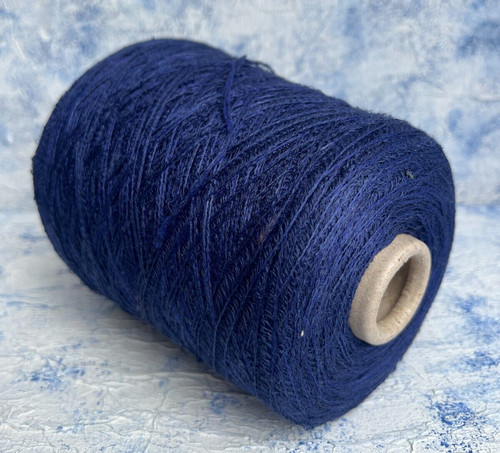 Linen tape yarn color - linen, dark