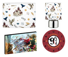 HARRY POTTER  CEILING SHADE, TOUCH LAMP, WALL ART, CLOCK or BUNDLE