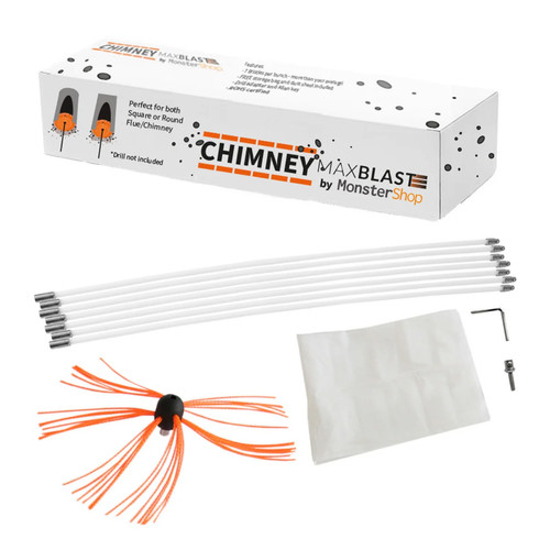 Chimney sweep brush - chimney,