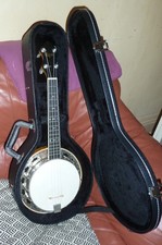 Cartwright banjolele /banjo ukulele & hard case. Long scale. Free postage