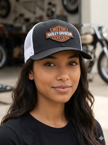 Harley davidson patched black - harley-davidson,