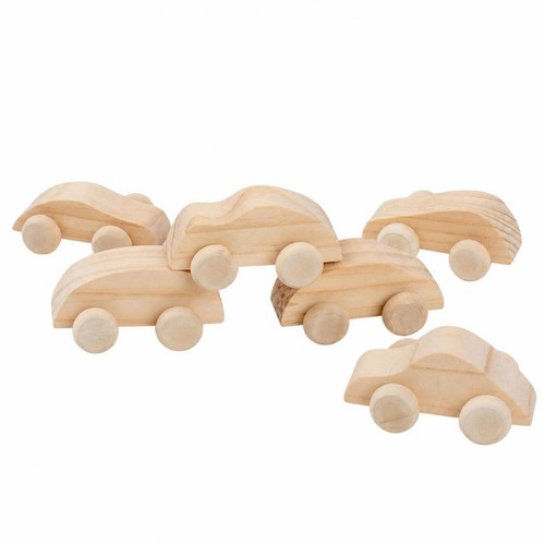 Unfinished wooden car - unfinished,