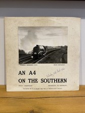 Rare piece of railway history. 12” vinyl album with typed notes of Journey.