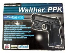 SONY PLAYSTATION 1 2 PS1 PS2 LIGHT GUN PISTOL BLASTER CONTROL G-Con Walther PPK