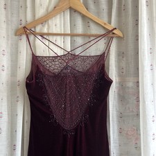 Vintage Beaded Ball Gown With