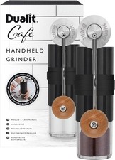 Dualit Handheld Grinder - Black & Oak | Espresso to Filter Coffee Grind... 