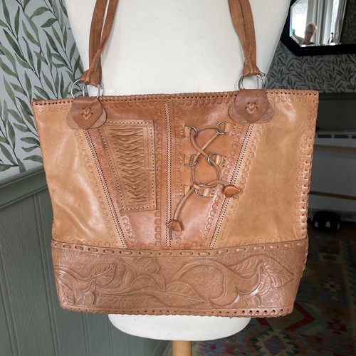 Vintage hand tooled - vintage,