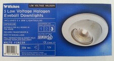 PACK OF 5 WICKES LOW VOLTAGE