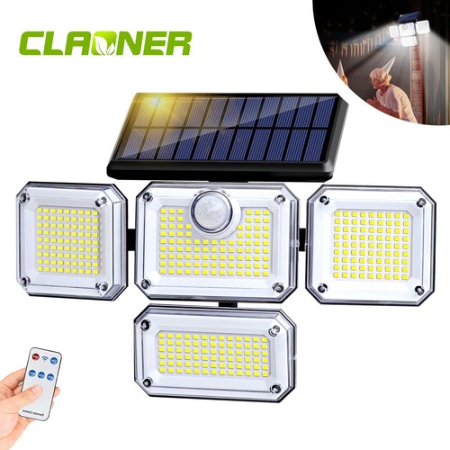 Head solar wall light - 4-head,