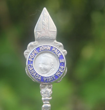 Vintage Spoon Visit of Pope