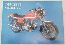 DUCATI 900 SPORT DESMO "DARMAH" Motorcycle Sales Leaflet 1970 ITALIAN & ENGLISH