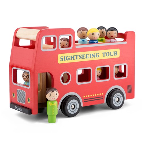 Woet wooden city tour bus - tour,