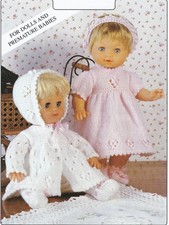 Knitting Pattern Teddy Yarns  Dolls & Premature Babies DK