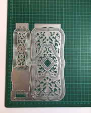 Large 14pcs Stepper Card Shape Die Set - Largest Die Measures 21.9 X 14.8cm