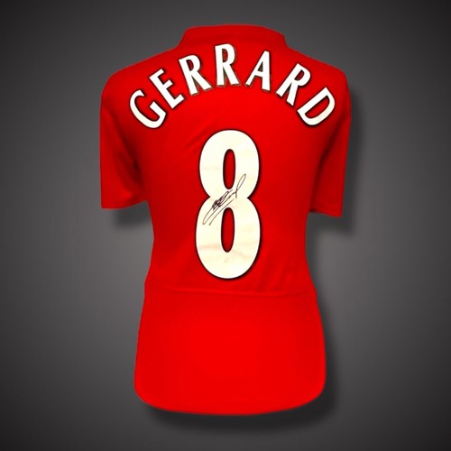 Steven gerrard hand signed - gerrard,