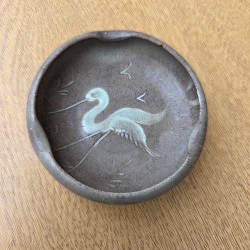 Vintage dunster pottery - dunster, crane