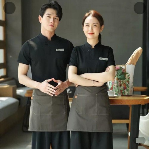 Short half apron - short,