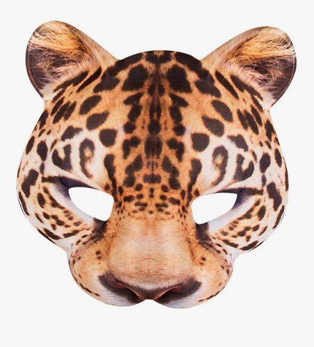 Boland half face leopard mask - boland,