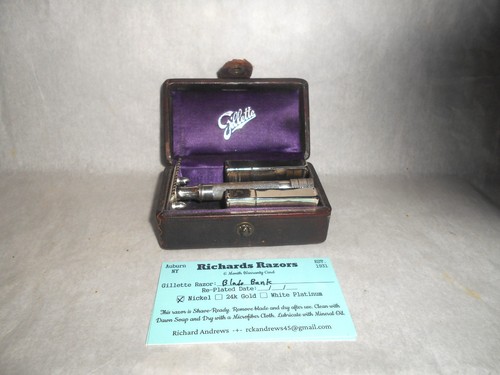 Gillette 1908 standard set old - gillette,