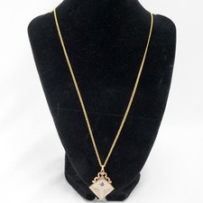 Double photo gold - fill, garnet