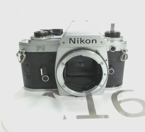 Nikon chrome 35mm film slr - chrome,