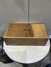 Wooden Box Felt Lined Sliding