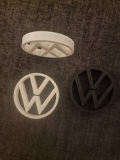 Vw Badge Sign, Made With Biodegradable Plastic. Made In Any Colour You Want.