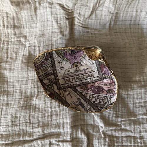 Decoupage shell tarot 001 - decoupage,