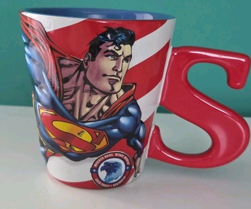 Superman mug with shaped - with,