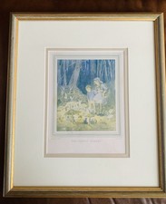 Margaret W Tarrant 'The Fairies Market' Antique Framed Print 1921