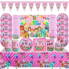 Cartoon Tableware Birthday