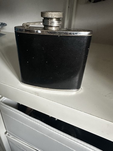 Stainless steel hip flask - steel,