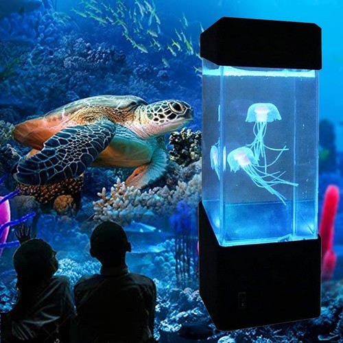 Aquarium jellyfish led lava - aquarium,