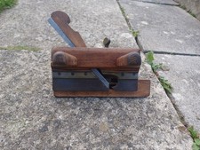 Vintage Wooden With Brass