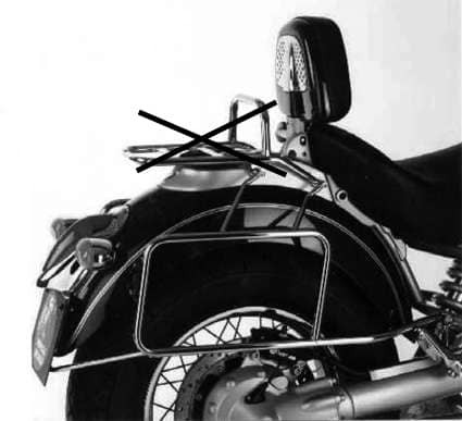 Side pannier rack bolted