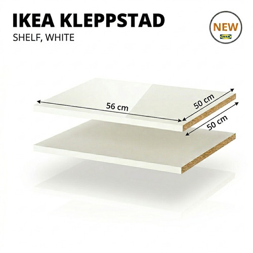 Ikea kleppstad shelf white - ikea,